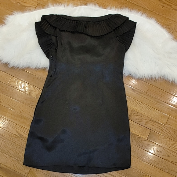 SUSANA MONACO SLEEVELESS RUFFLE SHIFT DRESS 8 - Picture 10 of 10